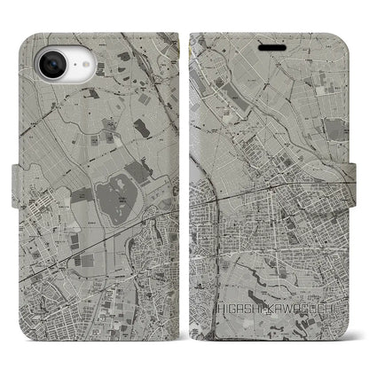 【東川口（埼玉県）】地図柄iPhoneケース（手帳タイプ）