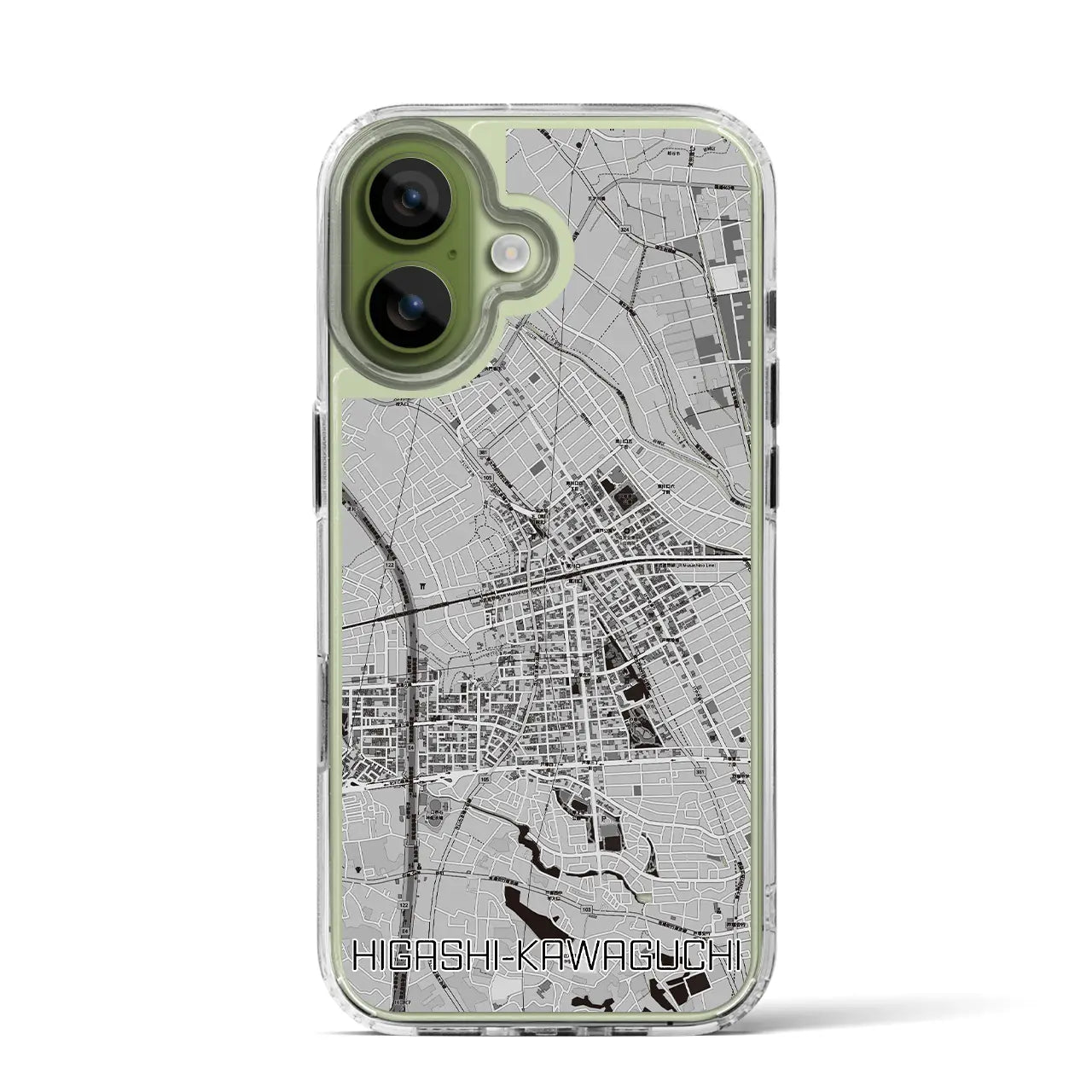 【東川口（埼玉県）】地図柄iPhoneケース（MagSafeタイプ）