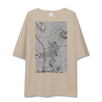 【東川口（埼玉県）】地図柄ビッグシルエットTシャツ