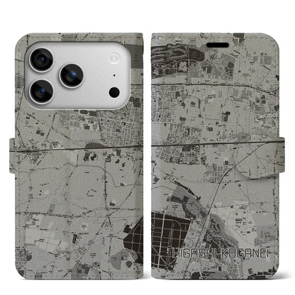 【東小金井（東京都）】地図柄iPhoneケース（手帳タイプ）