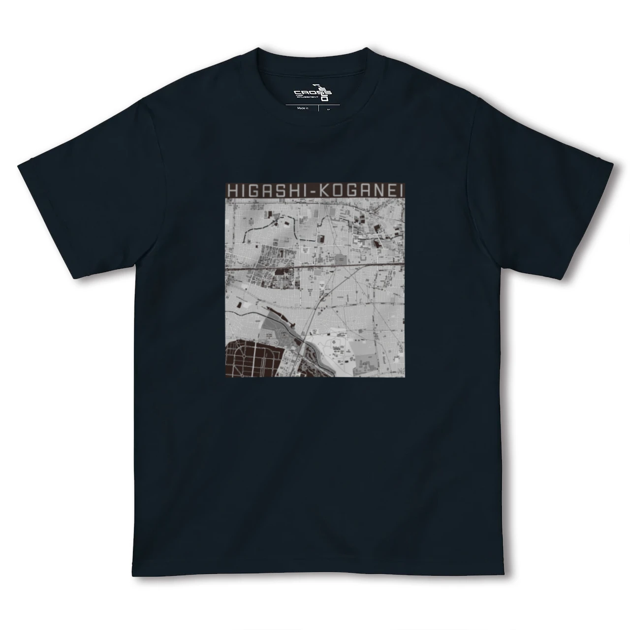 【東小金井（東京都）】地図柄ヘビーウェイトTシャツ