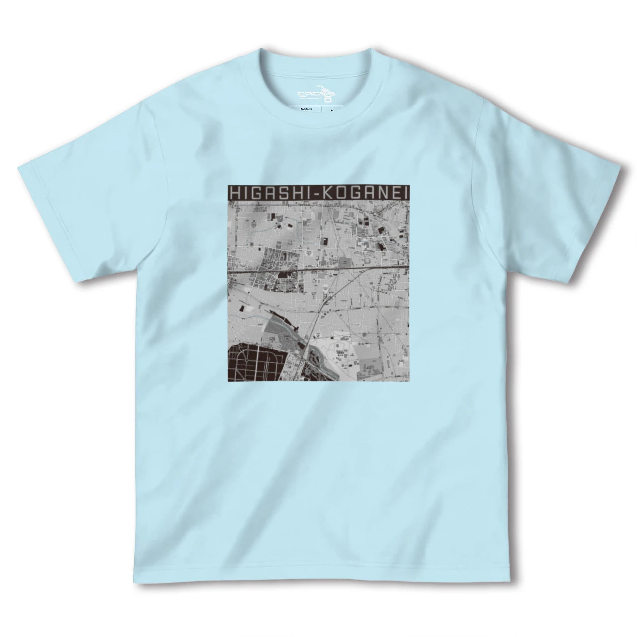 【東小金井（東京都）】地図柄ヘビーウェイトTシャツ