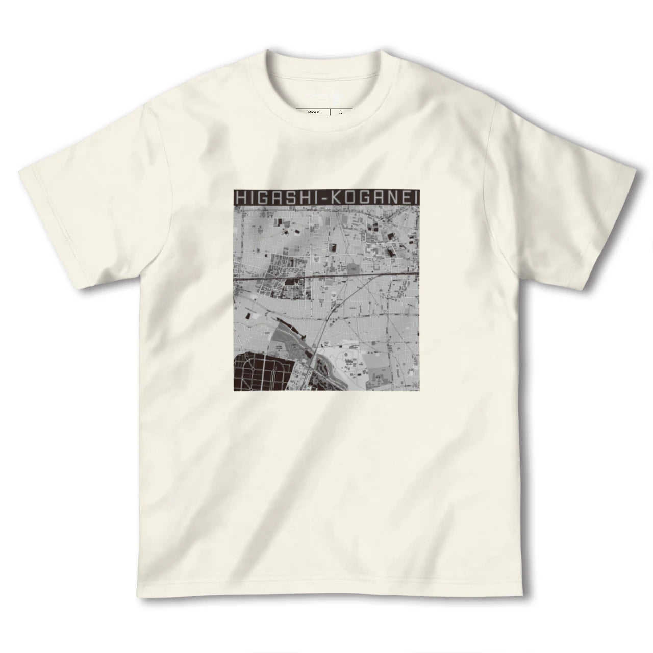 【東小金井（東京都）】地図柄ヘビーウェイトTシャツ