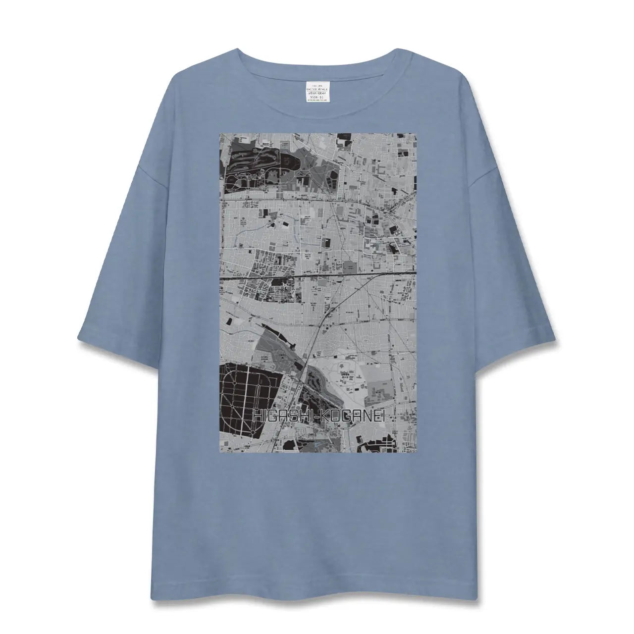 【東小金井（東京都）】地図柄ビッグシルエットTシャツ