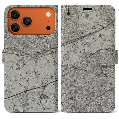 【東北沢（東京都）】地図柄iPhoneケース（手帳タイプ）