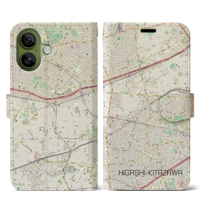 【東北沢（東京都）】地図柄iPhoneケース（手帳タイプ）