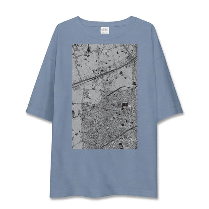 【東北沢（東京都）】地図柄ビッグシルエットTシャツ