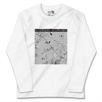 【東久留米（東京都）】地図柄ロングスリーブTシャツ