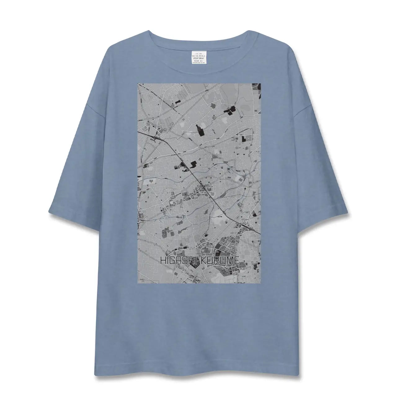 【東久留米（東京都）】地図柄ビッグシルエットTシャツ