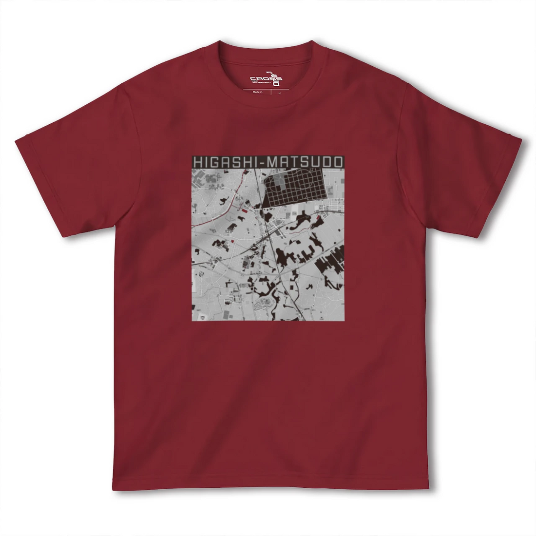 【東松戸(千葉県)】地図柄ヘビーウェイトTシャツ