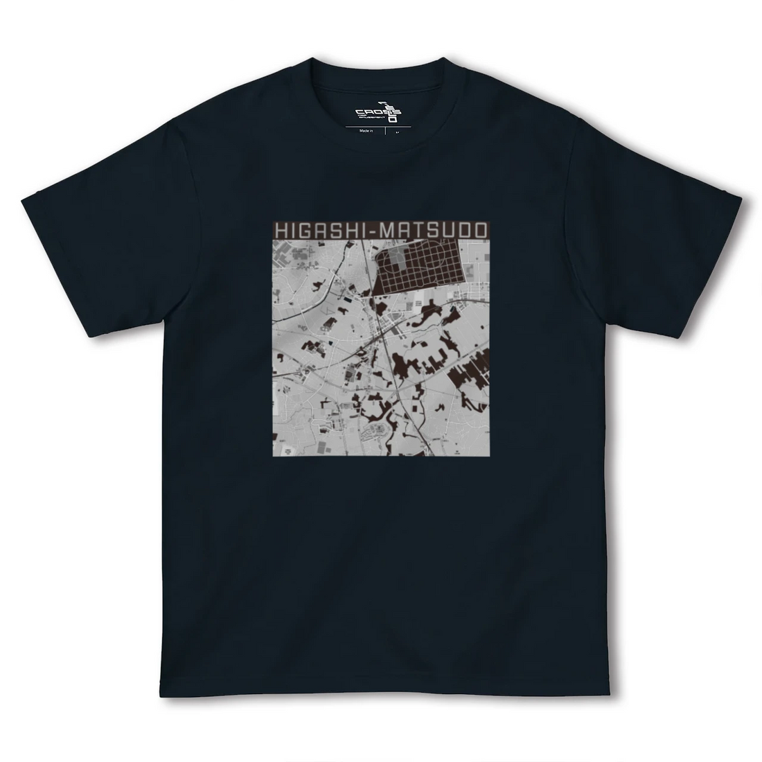 【東松戸(千葉県)】地図柄ヘビーウェイトTシャツ