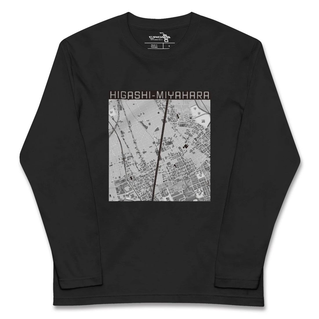【東宮原(埼玉県)】地図柄ロングスリーブTシャツ