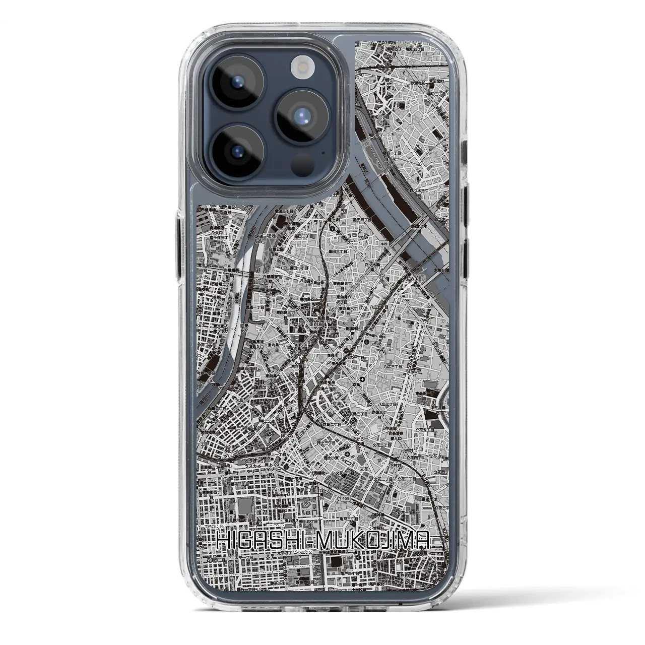 【東向島（東京都）】地図柄iPhoneケース（MagSafeタイプ）