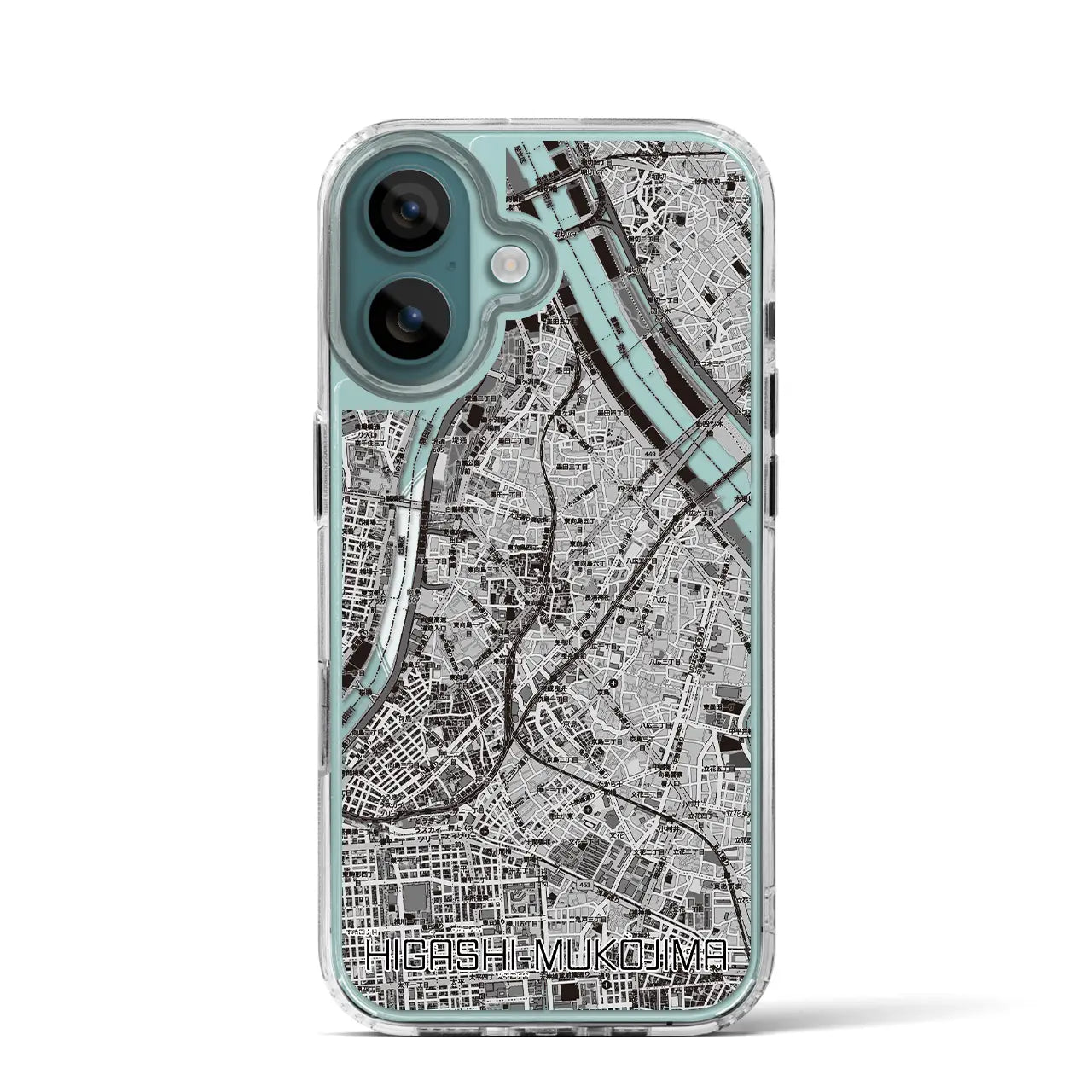 【東向島（東京都）】地図柄iPhoneケース（MagSafeタイプ）
