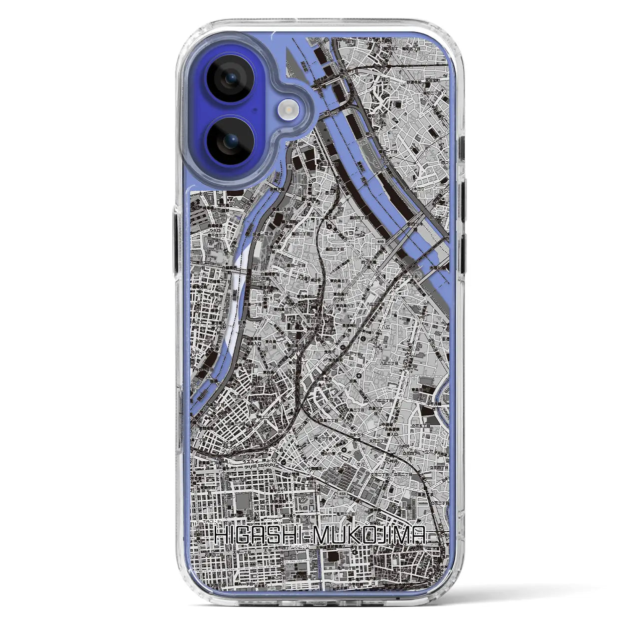 【東向島（東京都）】地図柄iPhoneケース（MagSafeタイプ）
