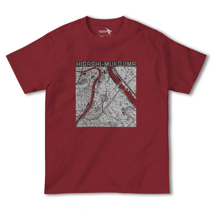 【東向島（東京都）】地図柄ヘビーウェイトTシャツ