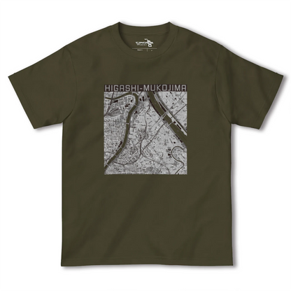 【東向島（東京都）】地図柄ヘビーウェイトTシャツ