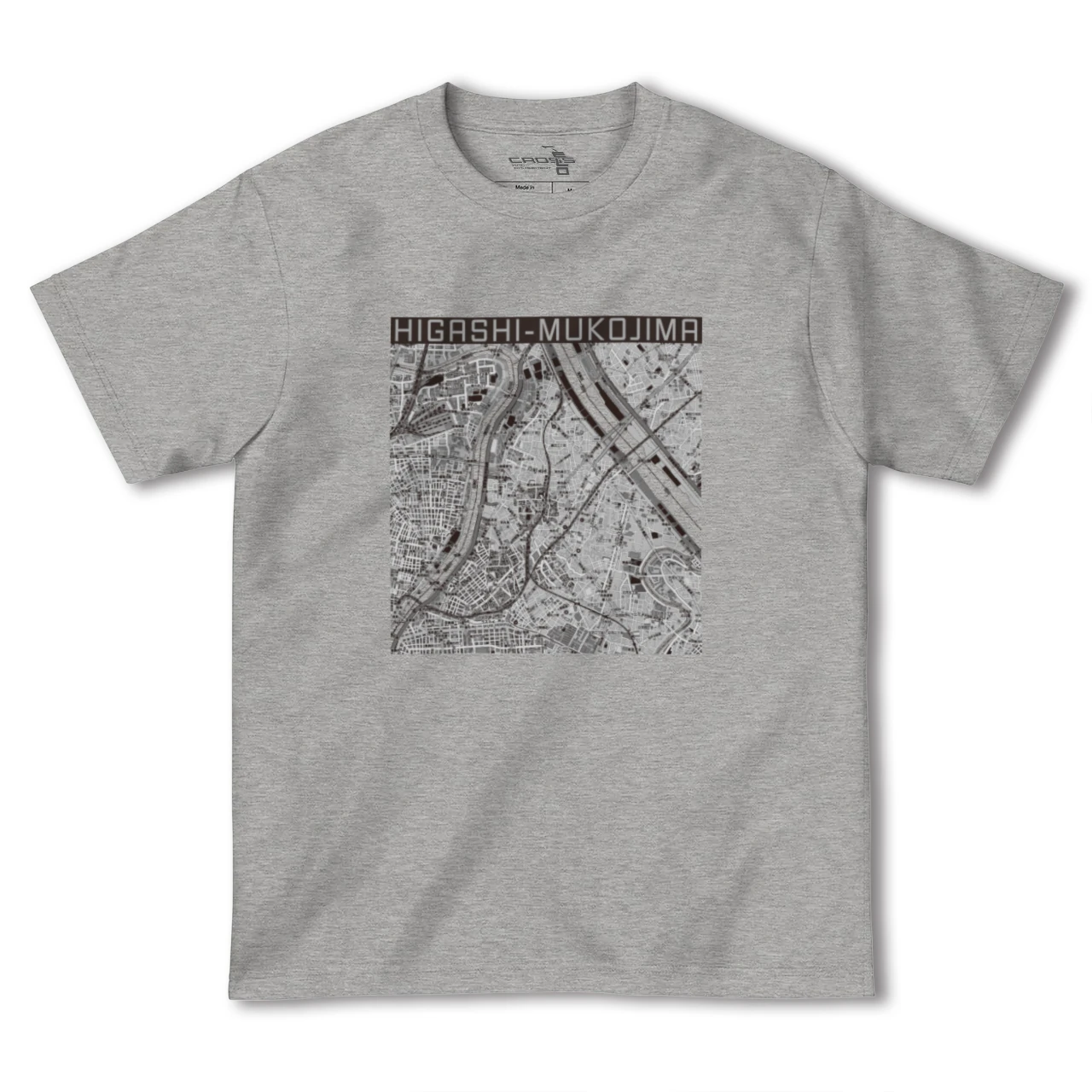【東向島（東京都）】地図柄ヘビーウェイトTシャツ