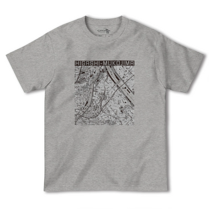 【東向島（東京都）】地図柄ヘビーウェイトTシャツ