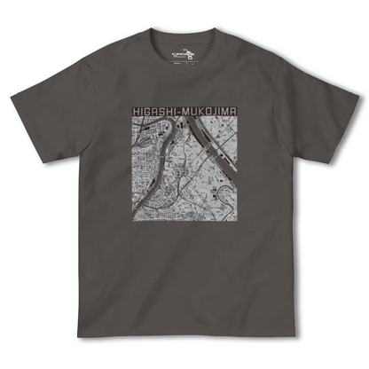 【東向島（東京都）】地図柄ヘビーウェイトTシャツ