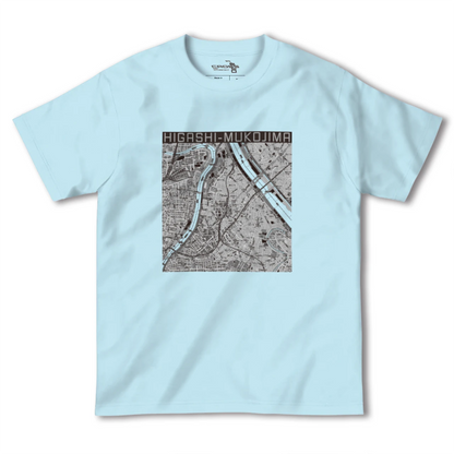 【東向島（東京都）】地図柄ヘビーウェイトTシャツ