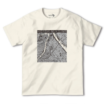 【東向島（東京都）】地図柄ヘビーウェイトTシャツ