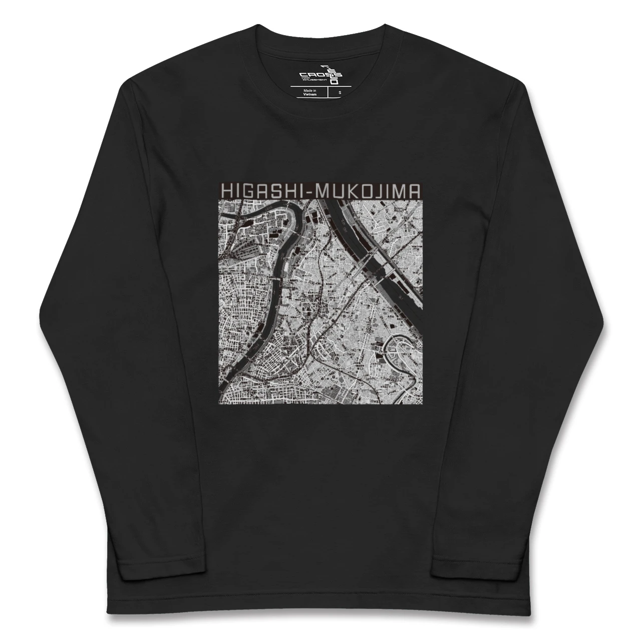 【東向島（東京都）】地図柄ロングスリーブTシャツ