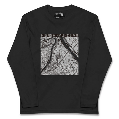 【東向島（東京都）】地図柄ロングスリーブTシャツ