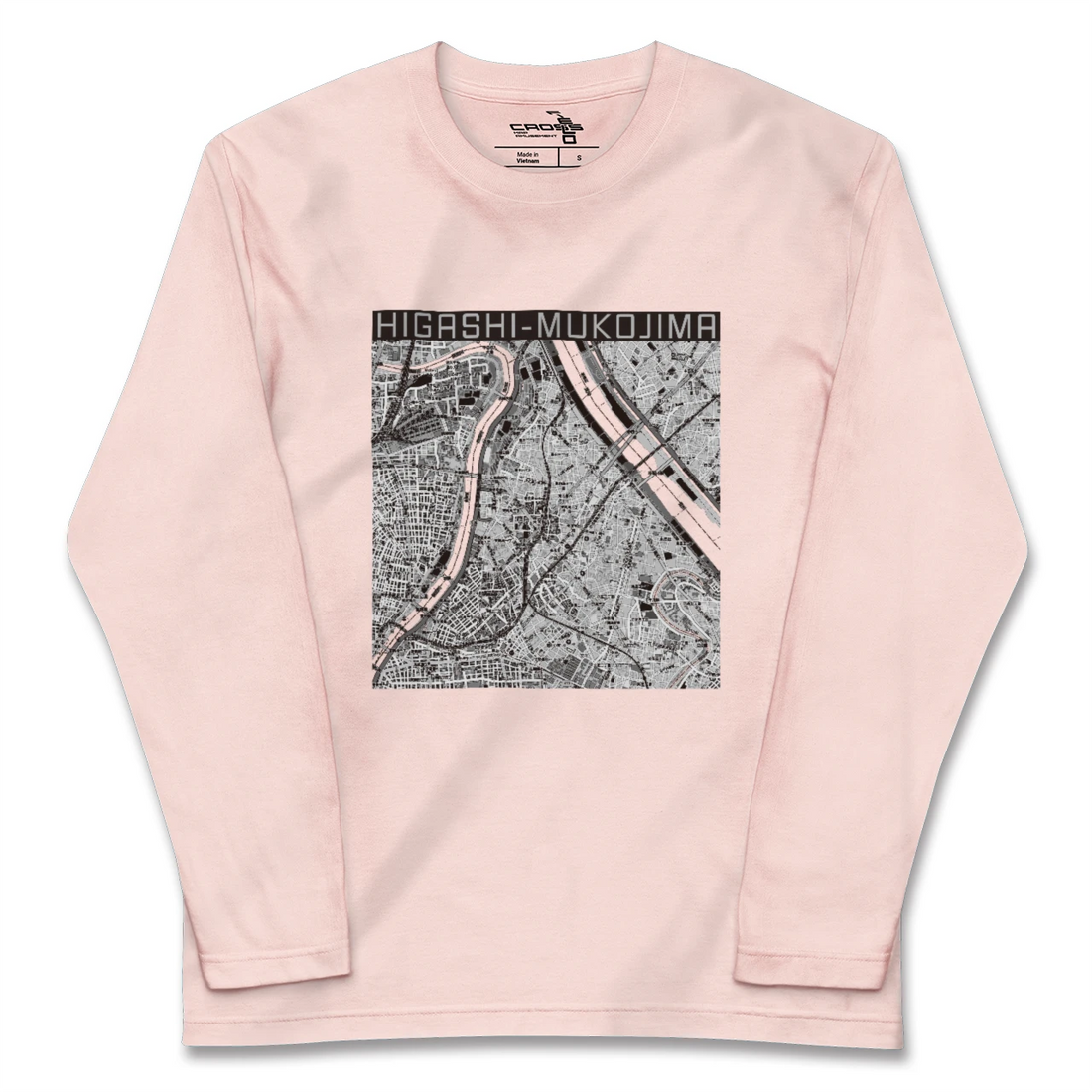 【東向島（東京都）】地図柄ロングスリーブTシャツ