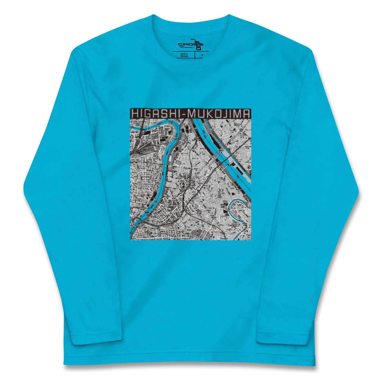 【東向島（東京都）】地図柄ロングスリーブTシャツ
