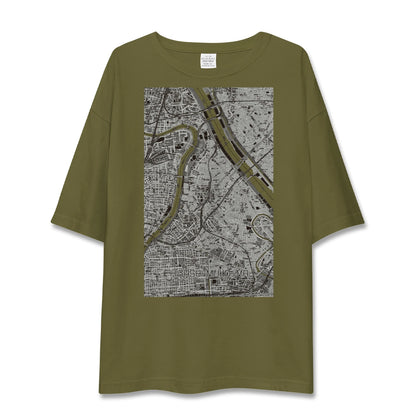 【東向島（東京都）】地図柄ビッグシルエットTシャツ
