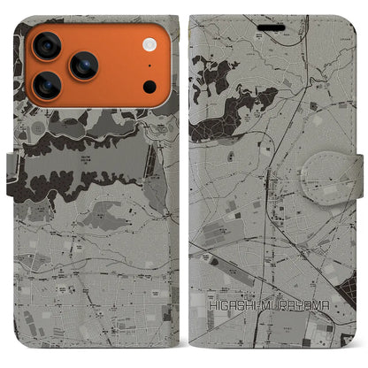 【東村山（東京都）】地図柄iPhoneケース（手帳タイプ）