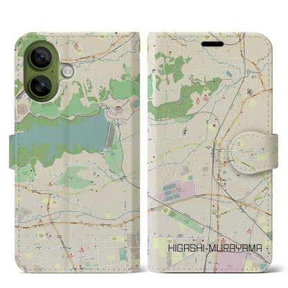 【東村山（東京都）】地図柄iPhoneケース（手帳タイプ）