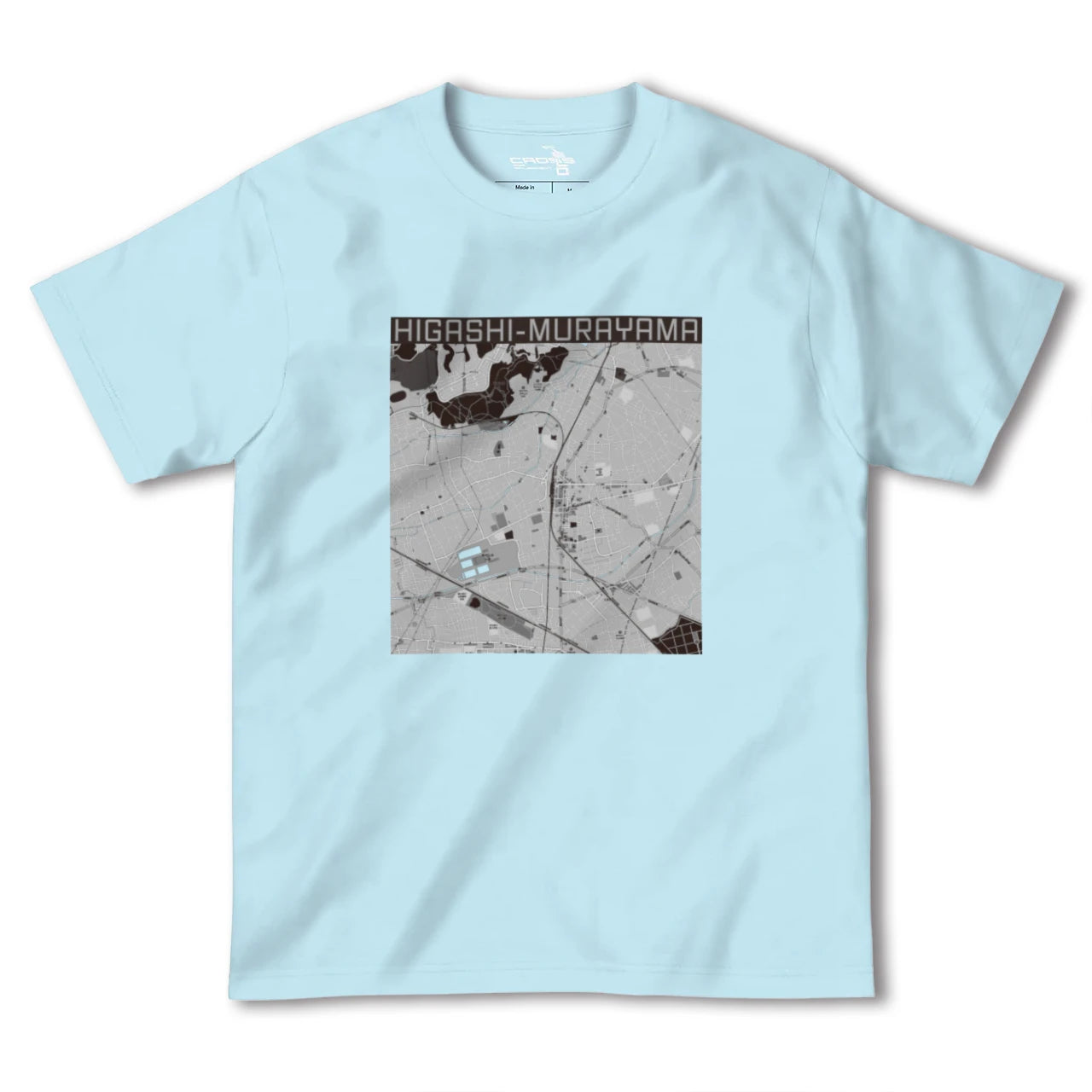 【東村山（東京都）】地図柄ヘビーウェイトTシャツ