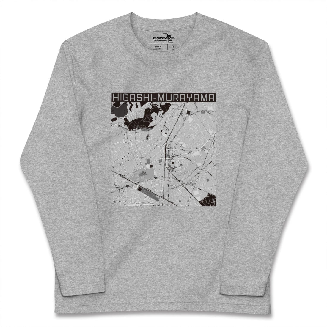 【東村山（東京都）】地図柄ロングスリーブTシャツ