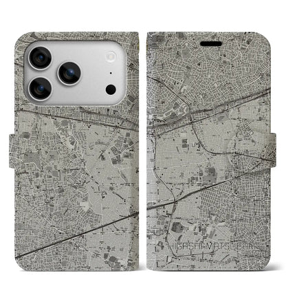 【東松原（東京都）】地図柄iPhoneケース（手帳タイプ）