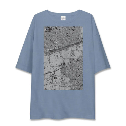 【東松原（東京都）】地図柄ビッグシルエットTシャツ
