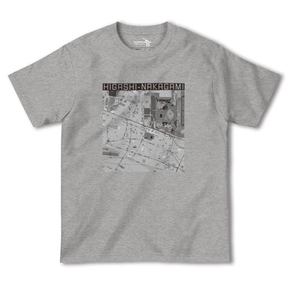 【東中神（東京都）】地図柄ヘビーウェイトTシャツ