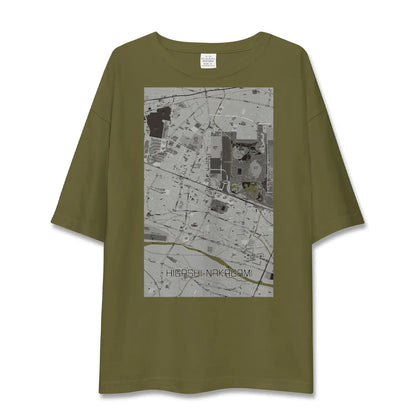 【東中神（東京都）】地図柄ビッグシルエットTシャツ