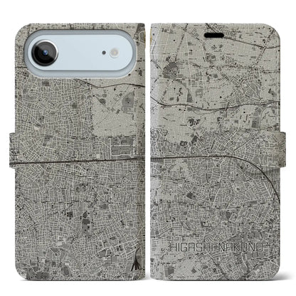 【東中野2（東京都）】地図柄iPhoneケース（手帳タイプ）