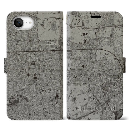 【東中野（東京都）】地図柄iPhoneケース（手帳タイプ）