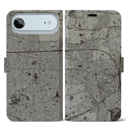 【東中野（東京都）】地図柄iPhoneケース（手帳タイプ）