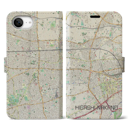 【東中野（東京都）】地図柄iPhoneケース（手帳タイプ）