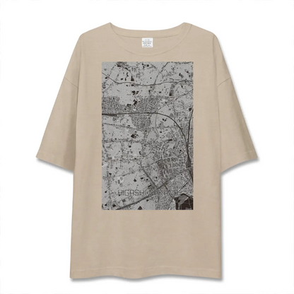 【東中野（東京都）】地図柄ビッグシルエットTシャツ