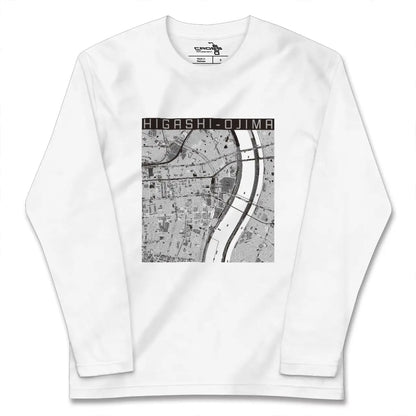 【東大島（東京都）】地図柄ロングスリーブTシャツ