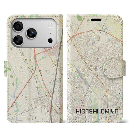 【東大宮（埼玉県）】地図柄iPhoneケース（手帳タイプ）