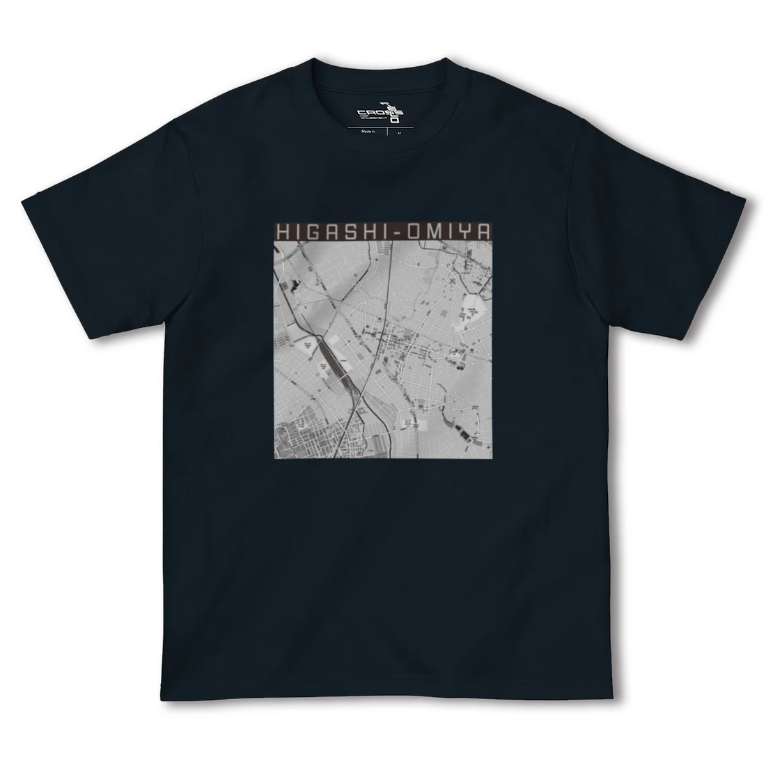 【東大宮(埼玉県)】地図柄ヘビーウェイトTシャツ