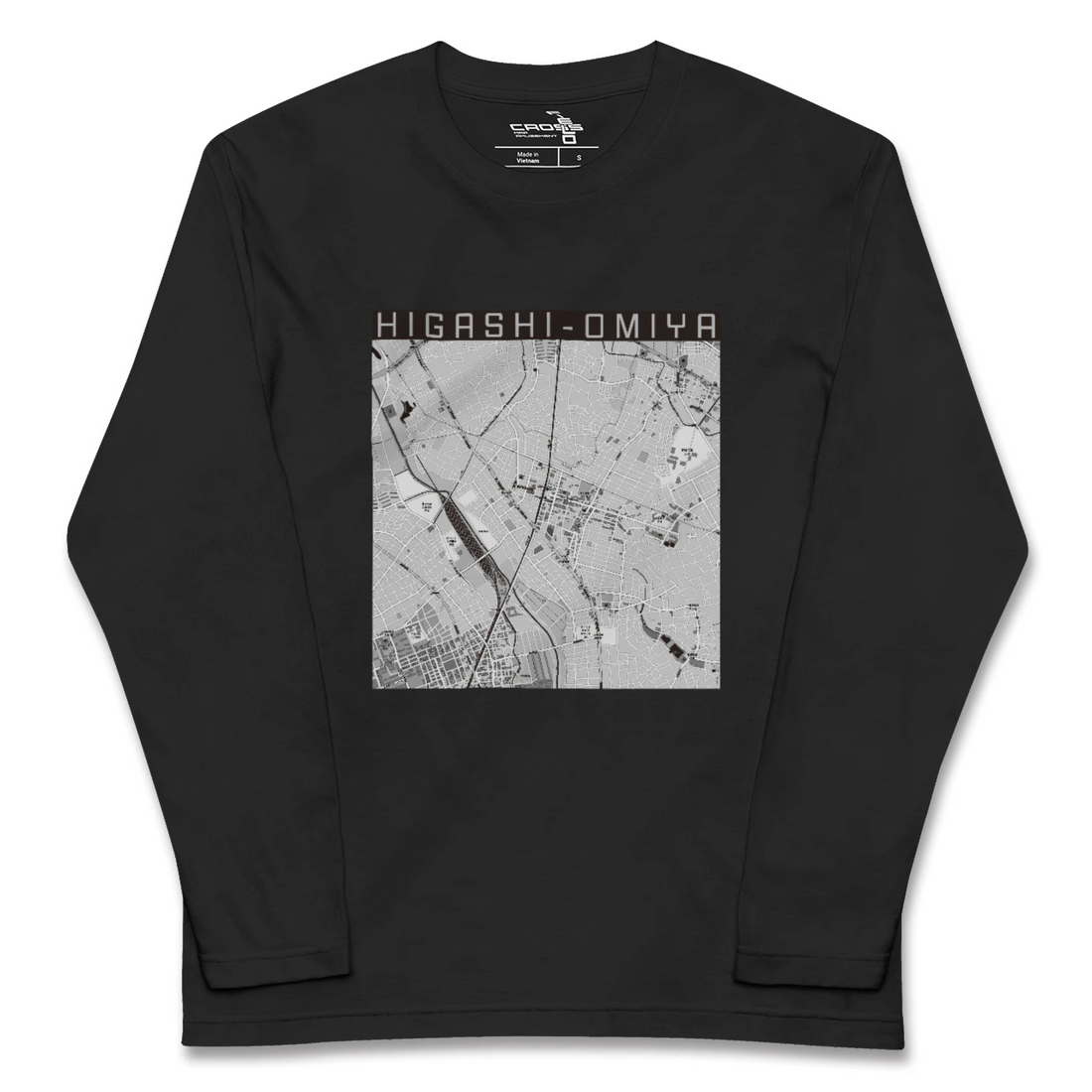 【東大宮(埼玉県)】地図柄ロングスリーブTシャツ