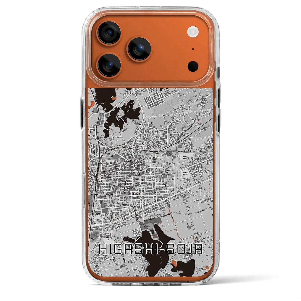 【東総社（岡山県）】地図柄iPhoneケース（MagSafeタイプ）