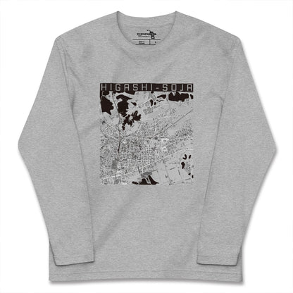 【東総社（岡山県）】地図柄ロングスリーブTシャツ